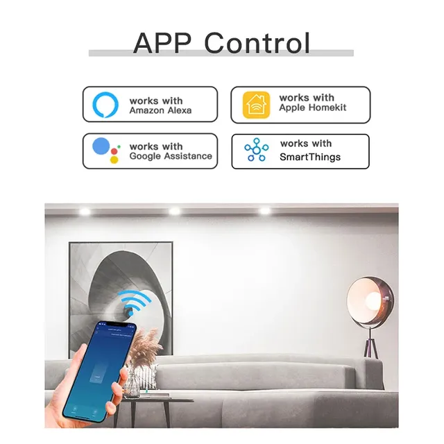 Module interrupteur intelligent WiFi relais domotique… – vue 6