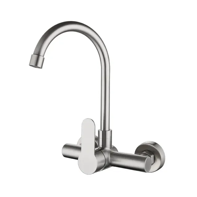 Robinet De cuisine pulvérisateur acier inoxydable Double…