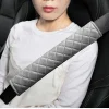 Housses de ceinture de sécurité confortables et réglables en tissu velours doux – Parfaites pour voiture, camion, SUV, sacs à dos