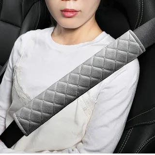 Housses de ceinture de sécurité confortables et réglables en tissu…