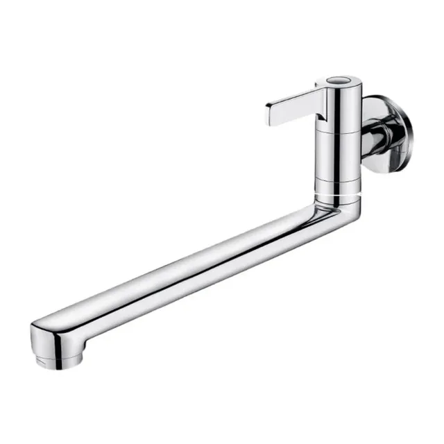 Robinet mitigeur mural monocommande laiton chrome bec… – vue 5