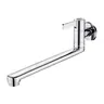 Robinet mitigeur mural monocommande laiton chrome bec… – vue 5