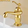 Mitigeur lavabo monocommande laiton massif plaqué or… – vue 2