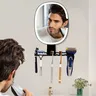 Miroir douche antibuée éclairage tactile réglable trois… – vue 3
