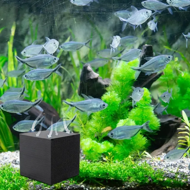 Cube purificateur eau aquarium charbon actif filtration… – vue 2