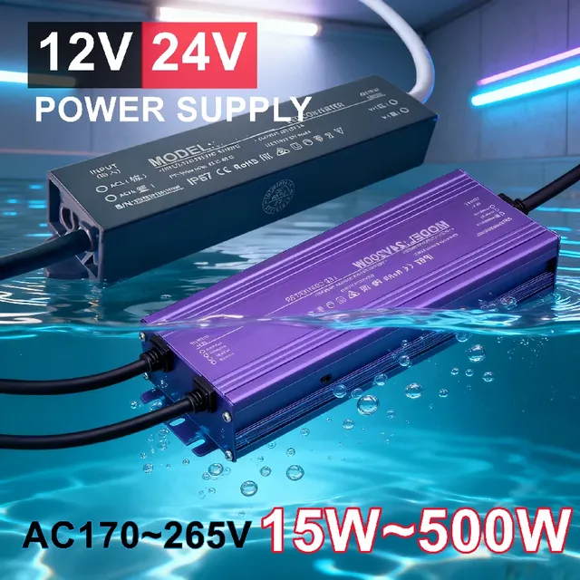 Transformateurs étanches pleine puissance 220V à 12V 24V