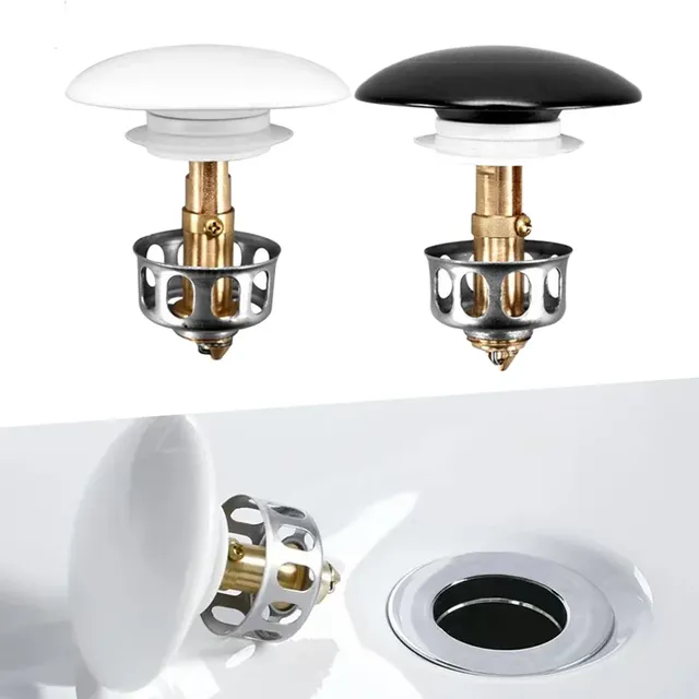 Bouchon vidange évier céramique laiton panier filtrant… – vue 6