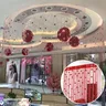 Rideau de ligne de porte en forme de fleur de rose – vue 6