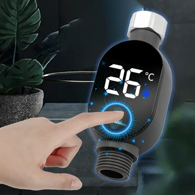 Thermomètre de douche LED pour tuyaux d'eau de 1 à 2… – vue 4