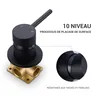 Robinet en laiton noir chaud et froid – vue 4