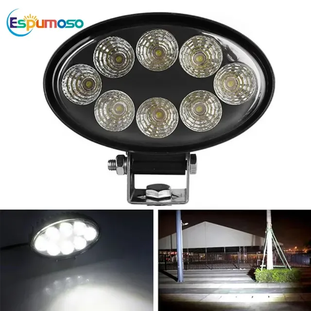 Lampe de travail ovale LED antibrouillard 5 pouces 60W…