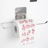 Porte papier hygiénique mural suspendu sous meuble acier… – vue 2