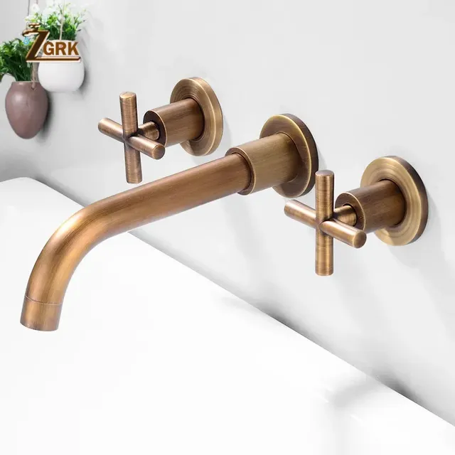 Robinet en laiton antique chromé pour ark de baignoire – vue 2