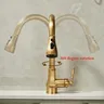 Robinet de cuisine en laiton Antique – vue 2