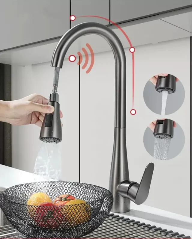 Robinets de cuisine tactiles intelligents – vue 5