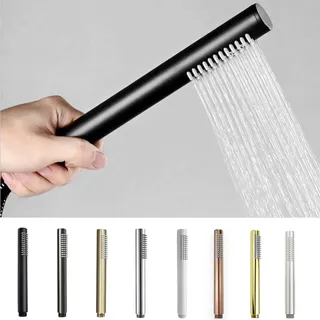 Pommeau de douche en laiton doré brossé