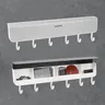 Porte manteaux mural sans perçage plastique abs moderne… – vue 5