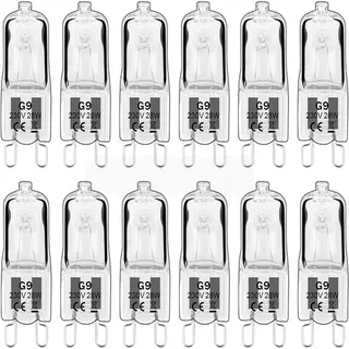 10 pcs/lot G9 220-240 V 25 W 40 W 60 W Portable blanc chaud ampoule…