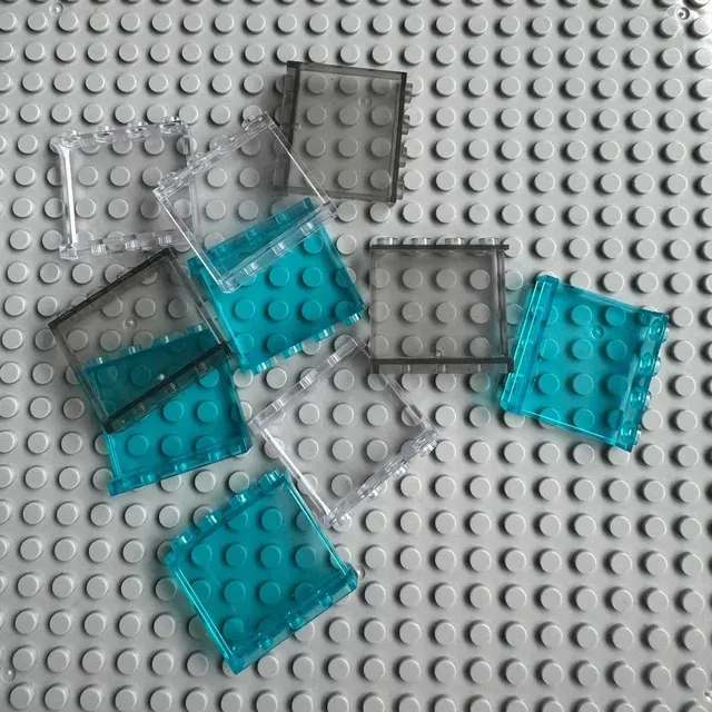 10 pièces panneau Transparent 1x4x3 points fenêtre mur… – vue 3