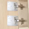 Kits de plaques de réparation de charnière d'armoire – vue 4