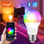 Ampoule LED RGB 10W-18W RGBW, télécommande IR 2700K-6500K, projecteur intelligent à couleur changeante, lampe LED pour décoration de Bar et de maison