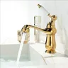 Robinet de lavabo doré – vue 3