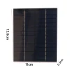 Panneau solaire Portable 2W 12V, chargeur de batterie, étanche, panneaux d&rsquo;urgence de petite puissance, plaque solaire pour ventilateurs, pompe de lampe extérieure