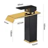 Mitigeur lavabo cascade doré blancmat monocommande… – vue 6