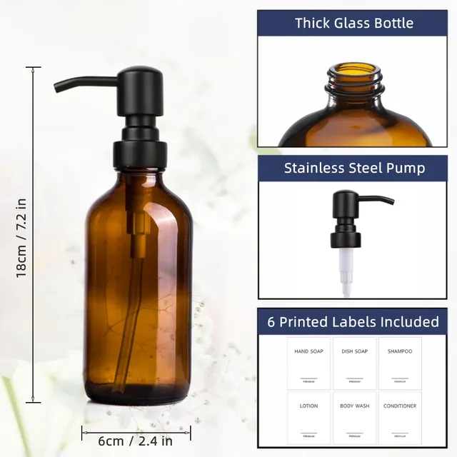 Distributeur de bouteilles à pompe pour savon liquide – vue 4