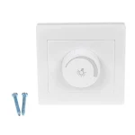 1 ensemble élégant blanc 220V variateur de lumière réglable contrôleur de luminosité lampe à Filament