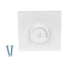 Variateur mural encastrable blanc élégant 220V LED… – vue 1
