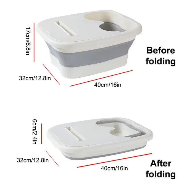Bain de pieds pliable – vue 6