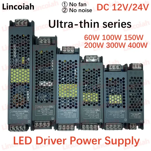 Transformateur d'éclairage DC 12V/24V