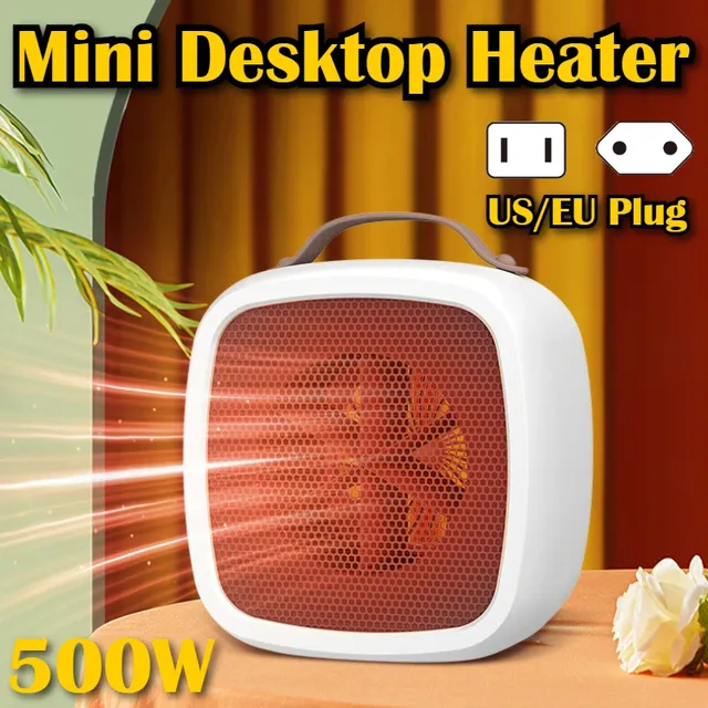 Mini radiateurs portables 500W – vue 2