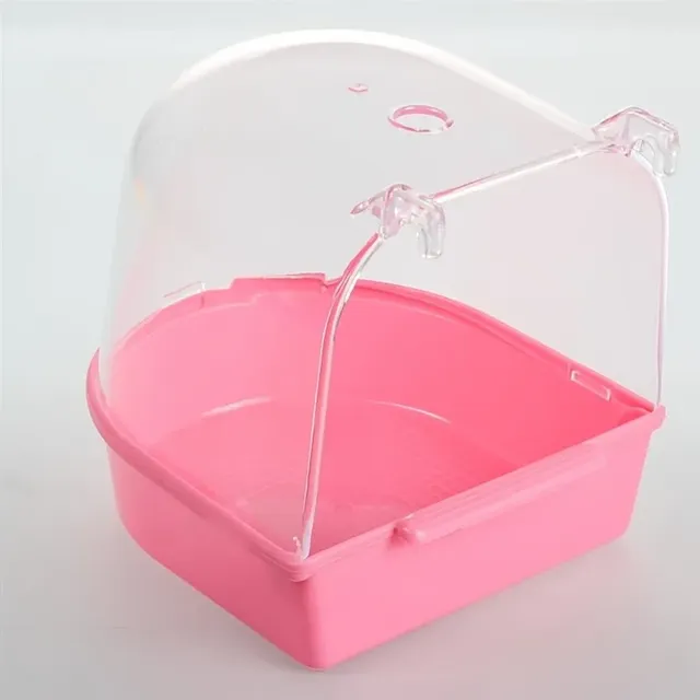 1 baignoire pour oiseaux en acrylique transparent – vue 6