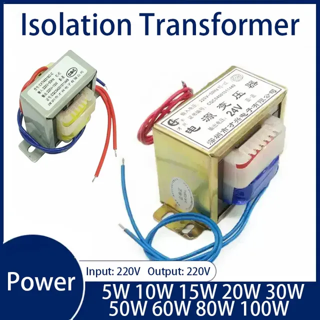 Transformateur d'isolation 5W 10W 15W 20W 30W 50W 60W 80W