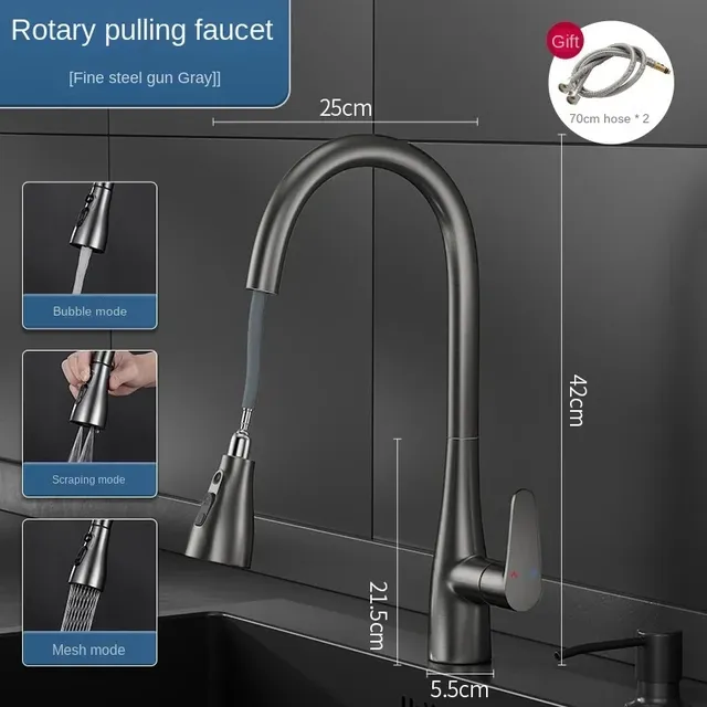 Robinet extractible rotatif 360 extensible 60cm colcygne… – vue 6