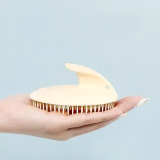 Brosse shampooing massage cuir chevelu silicone souple picots fins…