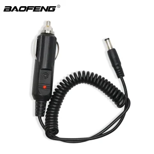 Chargeur de voiture 12V DC pour talkie-walkie UV-5R UV9R UV-82 UV-9R Plus UV5RE 5RA Baofeng, accessoires, cordon de Base de Charge Radio