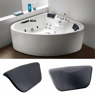 Appui-tête noir pour spa et baignoire