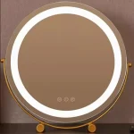 Miroir mural rond à lumière Led, grands miroirs sur pied pour chambre à coucher, esthétique, particulier Cuerpo Completo, accessoires de décoration pour la maison