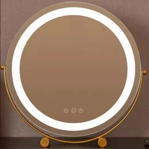 Miroir mural rond à lumière Led, grands miroirs sur pied pour chambre à coucher, esthétique, particulier Cuerpo Completo, accessoires de décoration pour la maison