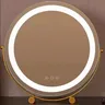 Miroir mural rond à lumière Led
