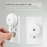 LED veilleuse capteur de nuit intelligent rond brancher… – vue 6