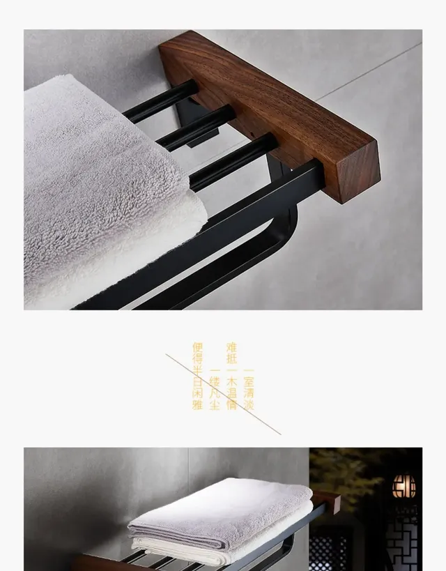 Ensemble cinq pièces accessoires salle bain mural acier… – vue 4