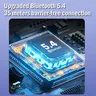 Écouteurs sans fil Bluetooth casque entièrement ouvert… – vue 5