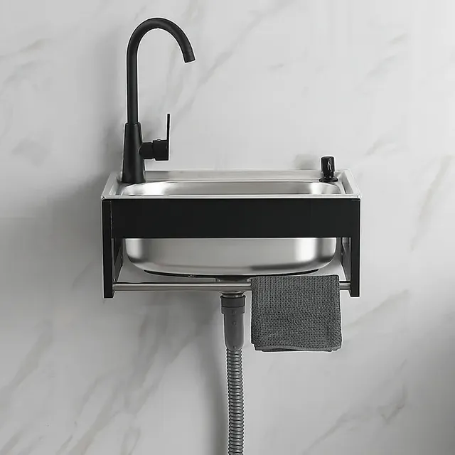 Lavabo de cuisine épais en acier inoxydable 304 – vue 3