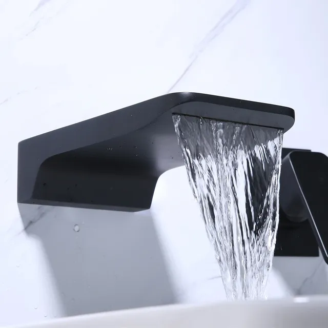 BAKALA robinet mitigeur de lavabo cascade de salle de… – vue 4