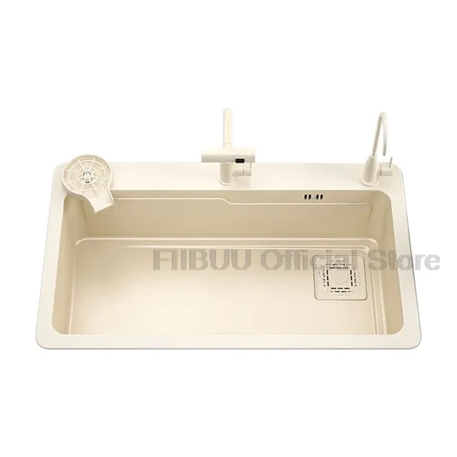 Évier cuisine encastrable rectangulaire grand bac… – vue 6