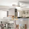 Ventilateur plafond LED télécommande gradable 40W E27… – vue 4